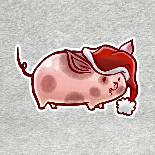 Holiday Pig by saradaboru